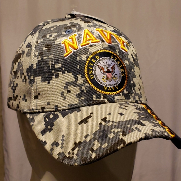 MILITARY U.S. NAVY Digital Camo Hat - Picture 3 of 4